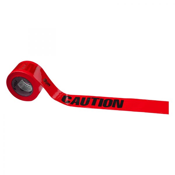 Bon® - 1000' x 3" Red Caution Barrier Tape