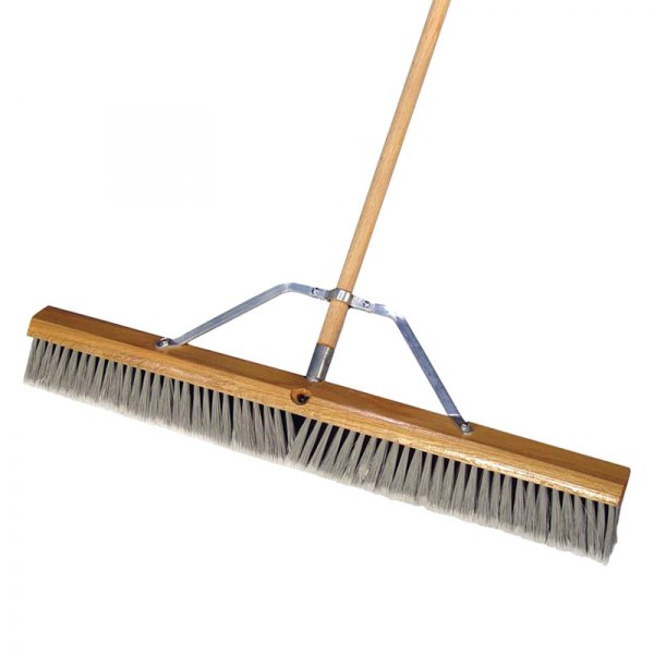 Bon® - 18" Silver Tip Flagged Floor Broom with 5' Wood Handle