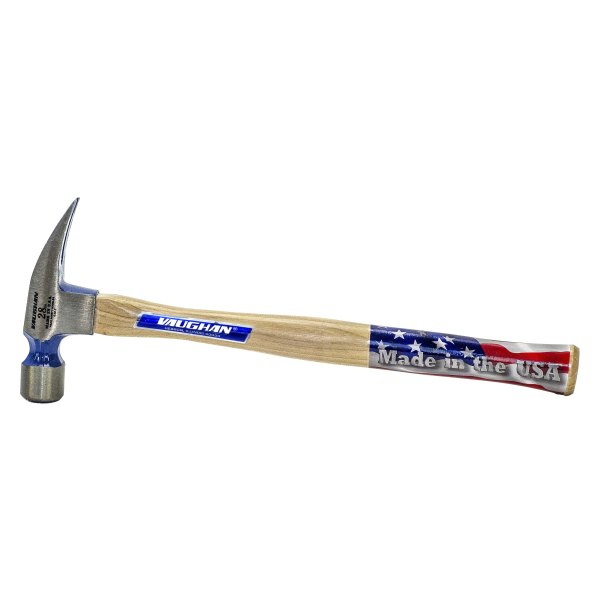 Bon® - Vaughan™ 24 oz. Wood Handle Milled Face Curved Claw Framing Hammer with Wood Handle
