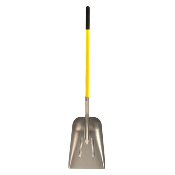 Bon® - 15-1/4" Aluminum Western Scoop Shovel with 48" Straight Fiberglass Handle
