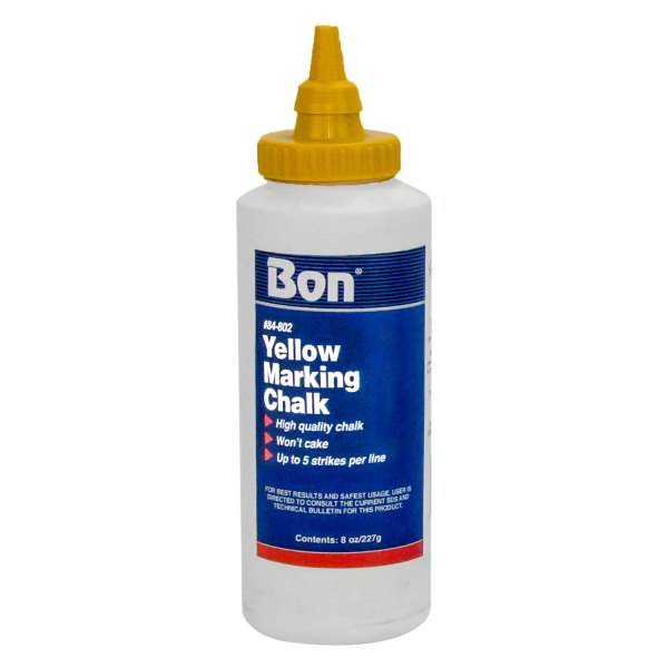 Bon® - 8 oz. Yellow Marking Chalk
