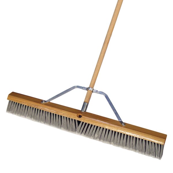 Bon® - 30" Silver Tip Flagged Floor Broom with 5' Wood Handle