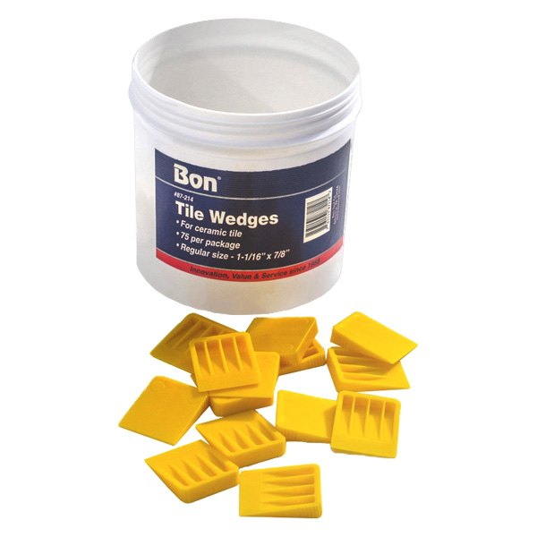 Bon® - 75 Pieces 1-1/8" x 15/16" Super Tile Wedges