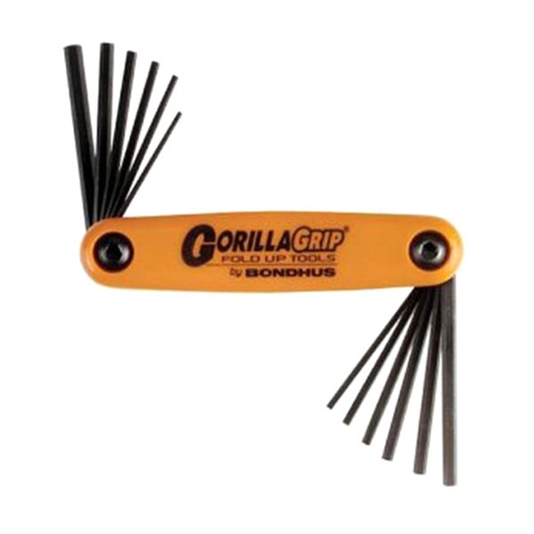 Bondhus® - GorillaGrip™ 2-Piece SAE/Metric Folding Hex Keys