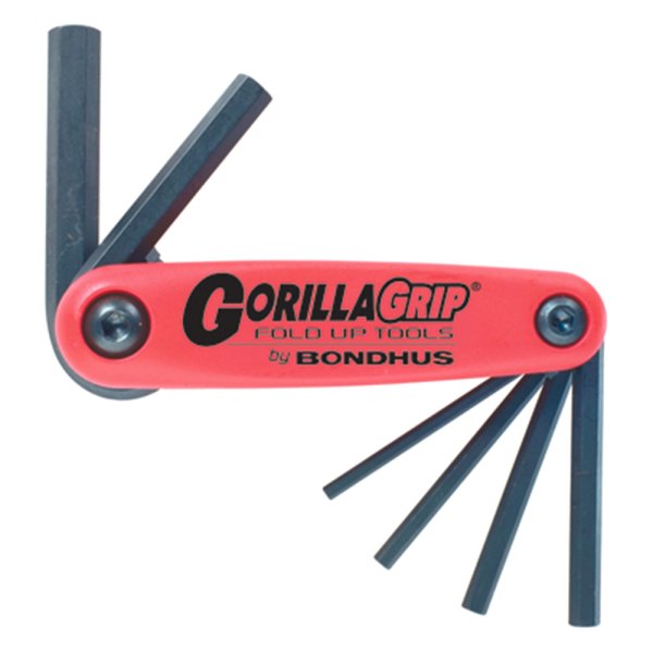 Bondhus® - GorillaGrip™ 6-Piece 3 to 10 mm Metric Folding Hex Keys