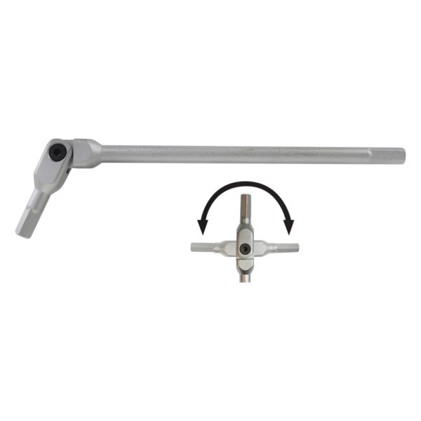 Bondhus® - HexPro™ 6-Piece 3 to 10 mm Metric Long Arm Pivot Head Hex Key Set