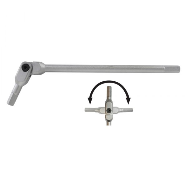 Bondhus® - HexPro™ 5-Piece 4 to 10 mm Metric Long Arm Pivot Head Hex Key Set