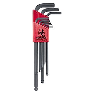 66mm Bondhus 17147 Tagged and Barcoded .71mm Ball End Tip Hex Key L-Wrench with BriteGuard Finish 