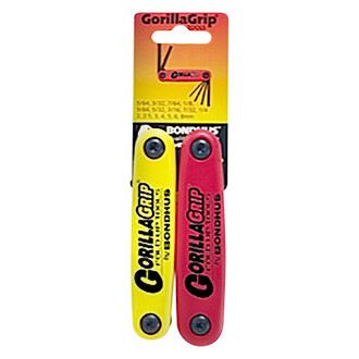 Bondhus® - GorillaGrip™ 2-Piece SAE/Metric Folding Hex Keys