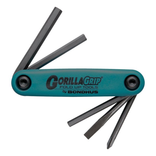Bondhus® - Set 5 Utility GorillaGrip Fold-Up Tools
