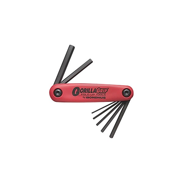 Bondhus® - GorillaGrip™ 7-Piece 2 to 8 mm Metric Folding Hex Keys