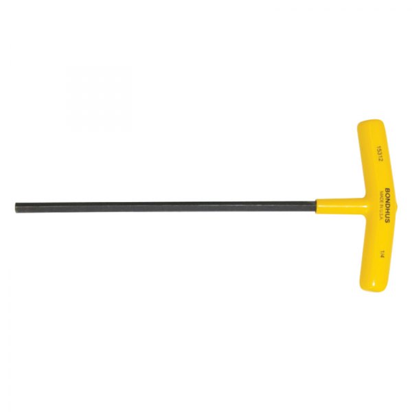 Bondhus® - ProGuard™ 8-Piece 2 to 10 mm Metric Single Tip Dipped T-Handle Hex Key Set