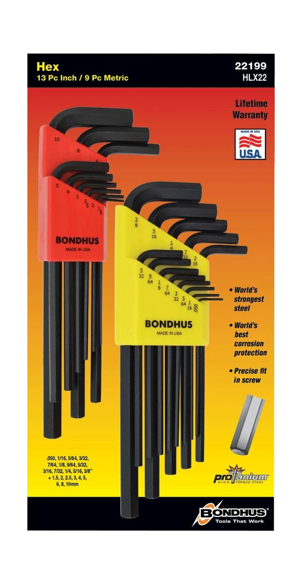Bondhus® - Double Pack Hex L-Wrench