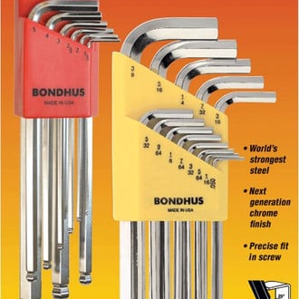 Bondhus® - Set 22 BriteGuard™ Ball End L-Wrenches