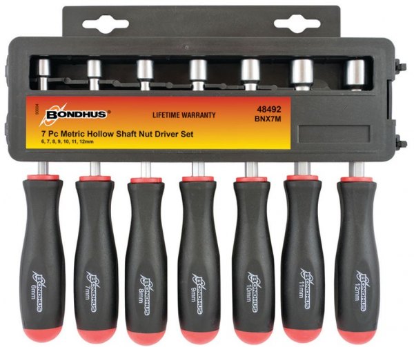 Bondhus® - Metric Tagged & Barcoded Hollow Shaft Nut Driver