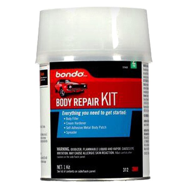 Bondo® - 1 qt Light Gray Body Filler Kit