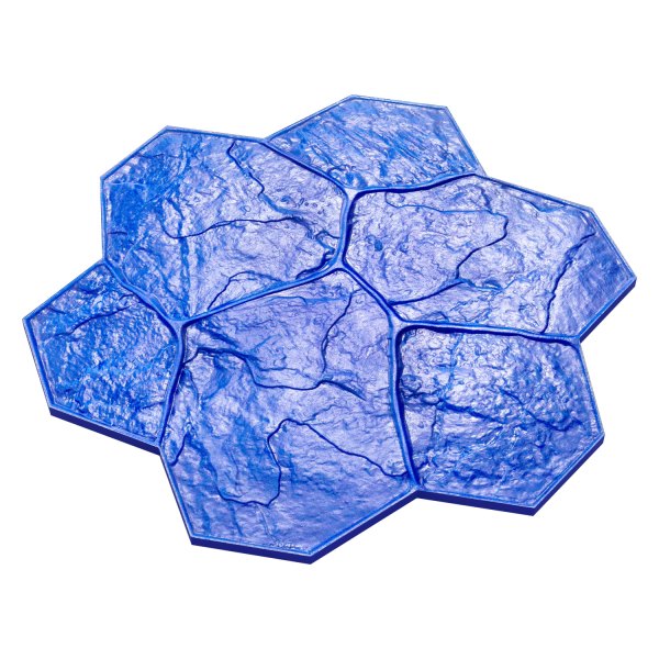 BonWay® - 29" x 29" Blue Random Stone Texture Mat