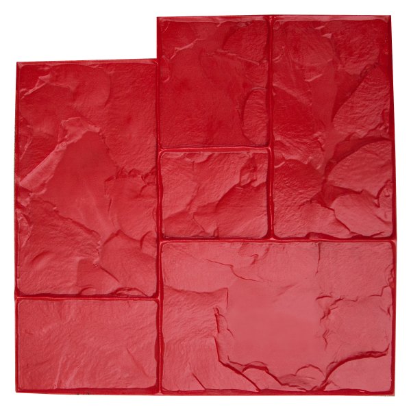 BonWay® - 24" x 24" Red Ashlar Floppy Mat