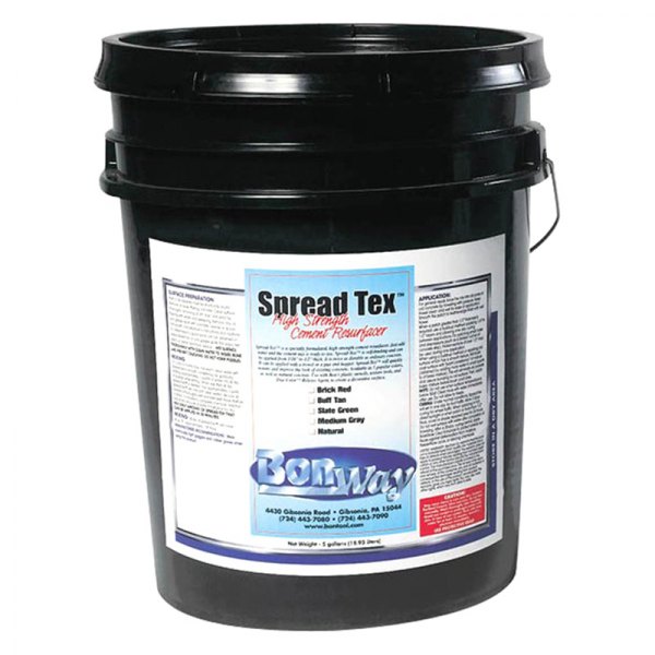 BonWay® - Spread Tex™ 5 gal Red High Strength Cement Based Resurfacer