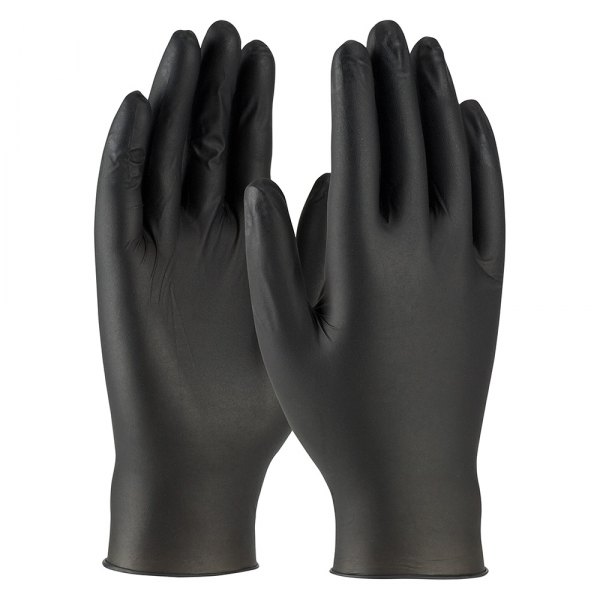 Boss Gloves® - Ambi-dex™ Turbo™ Medium Powder-Free Black Nitrile Disposable Gloves