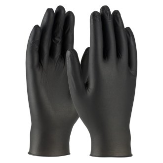 Grease Monkey Neoprene Work Gloves, Long Cuff, Black, Men's Large