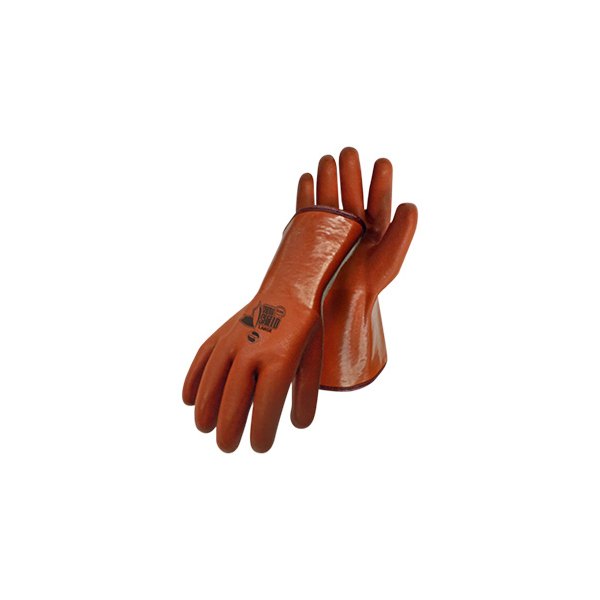 Boss Gloves® - Snow Shield™ Large Foam Insulated Orange PVC Waterproof Gloves