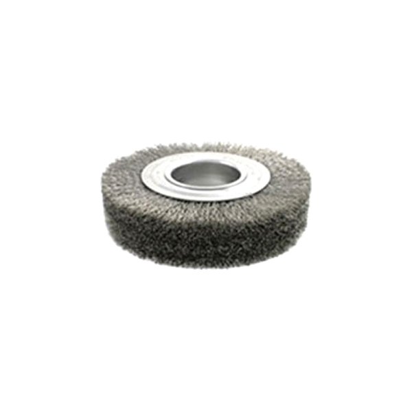 Brush Research® - BDH Series 10" Carbon Steel Crimped Wide Face Heavy Duty Wheel Brush