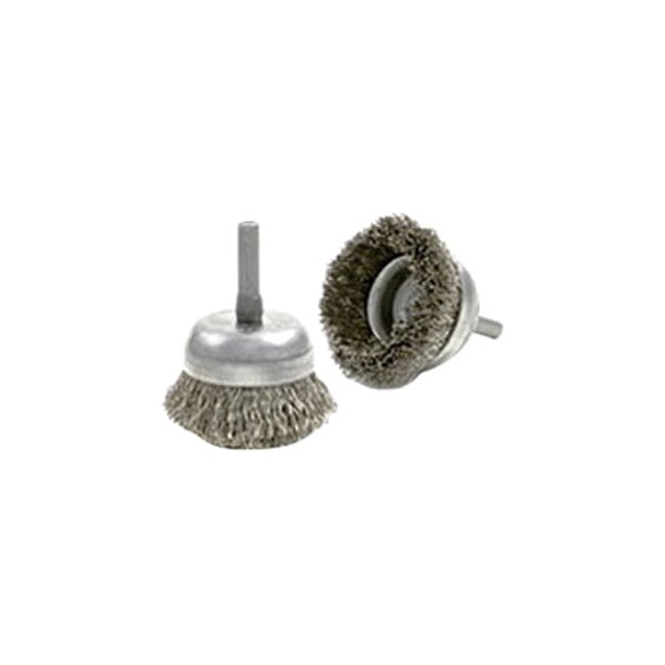 Brush Research® - BNH Series 1-3/4" Carbon Steel Crimped Small Diameter Cup Brush