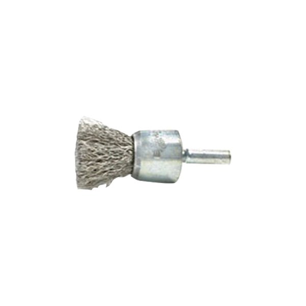Brush Research® - BNS Series 3/4" Carbon Steel Crimped Solid End Brush