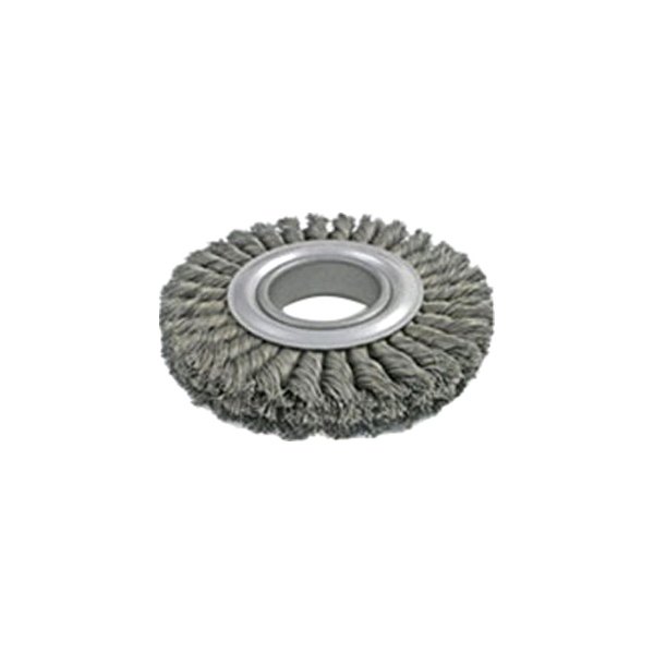 Brush Research® - TW Series 10" Carbon Steel Knotted Wide Face Standard Twist Wheel Brush