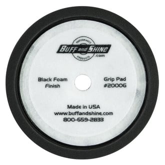 Buff and Shine® - 8" Foam Recessed Back Grip Foam Hook-and-Loop Pad
