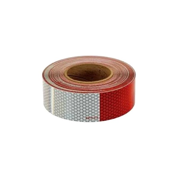 Buyers® - 150' x 2" Red/Silver DOT-C2 Triangle Conspicuity Reflective Tape