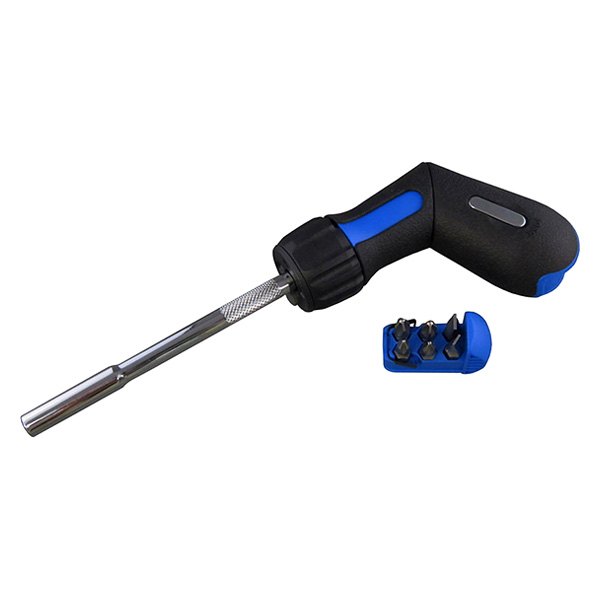 Cal-Van Tools® - 8-piece Multi Material Handle Pistol Grip LED Lighted Multi-Bit Screwdriver Kit
