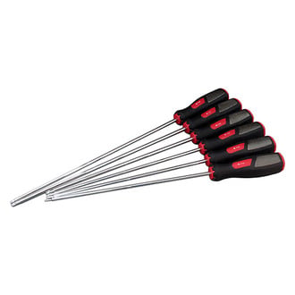 Cal-Van Tools® - 6-piece T10 to T30 Multi Material Handle Torx Screwdriver Set