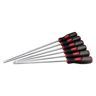 Cal-Van Tools® - 6-piece T10 to T30 Multi Material Handle Tamper Resistant Torx Screwdriver Set