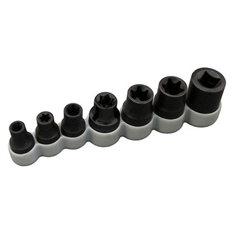 Cal-Van Tools® - 1/4" Drive External Torx Socket Set 7 Pieces