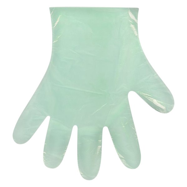Camco® - One Size Fits All Powder-Free Green Latex-Free Disposable Gloves