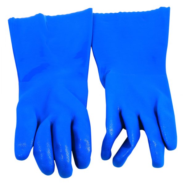 Camco® - One Size Fits All Powder-Free Blue Latex-Free Disposable Gloves