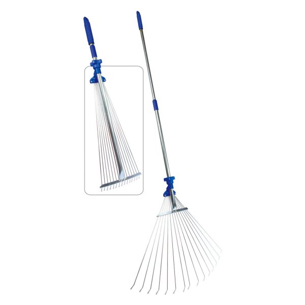 Camco® - 8-1/2" to 22" Adjustable Rake with 30" to 60" Aluminum Handle