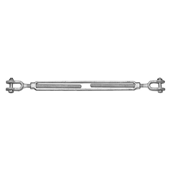 Campbell Chain & Fittings® - 1200 lb 3/8" x 11-3/16" Hot Galvanized Jaw & Jaw Turnbuckle