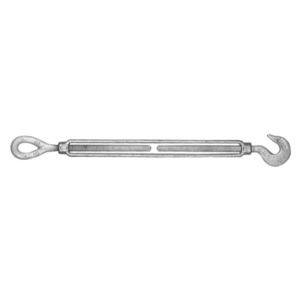 Campbell Chain & Fittings® - 1500 lb 1/2" x 16-5/8" Galvanized Hook & Eye Turnbuckle