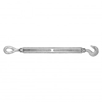 Turnbuckle Stub Made In USA, Galvanized 3/8-16 x 6-1/2 Pack of 25 Ken Forging TBS-03-RH-HDG 