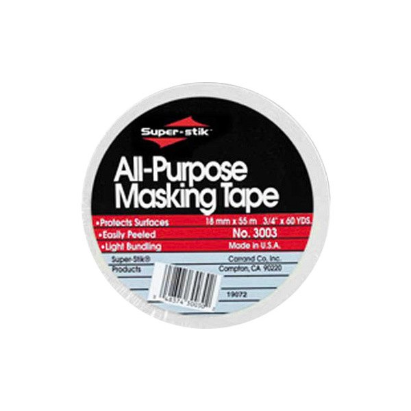 Carrand® - 180' x 0.75" Yellow All-Purpose Masking Tape