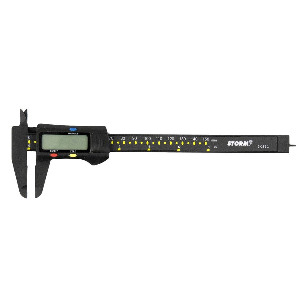 Central Tools® 3C351 Storm™ 0 to 6" SAE and Metric Plastic Digital