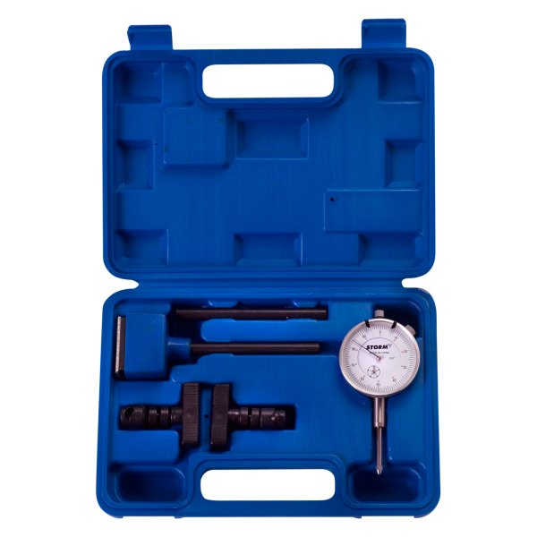 Central Tools® - Storm™ 0 to 1" SAE Dial Long Range Indicator Set with On/Off Magnetic Base