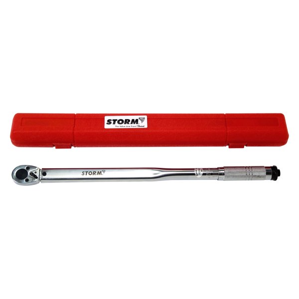 Central Tools® - Storm™ 1/2" Drive SAE/Metric 25 to 250 ft-lb Adjustable Click Torque Wrench