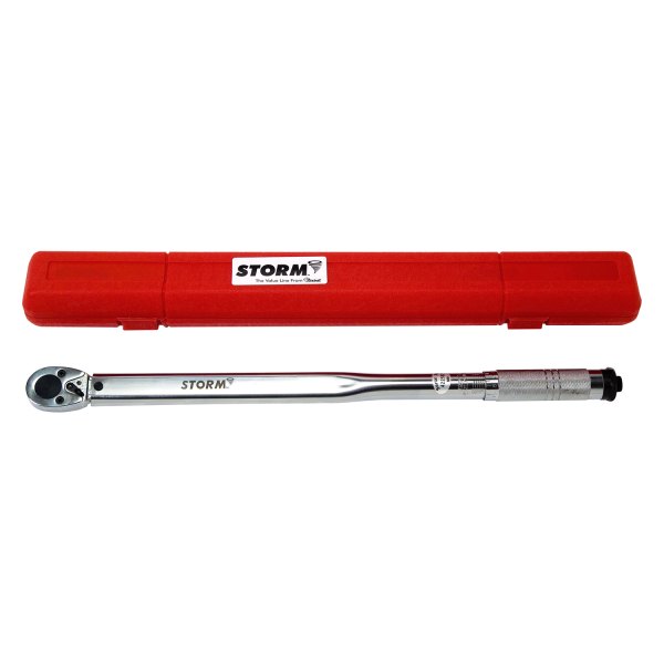 Central Tools® - Storm™ 3/4" Drive SAE/Metric 100 to 600 ft-lb Adjustable Click Torque Wrench