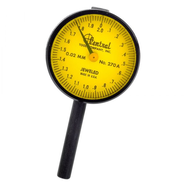Central Tools® - 0 to 5 mm Metric Dial Indicator