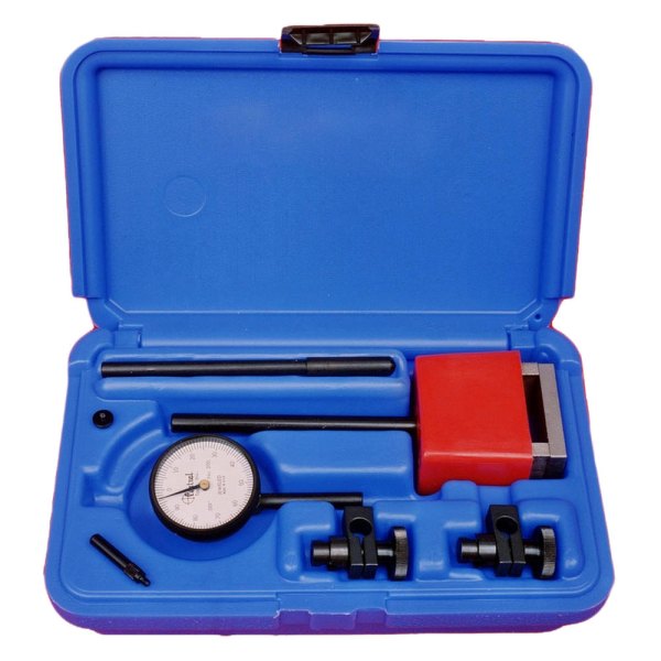 Central Tools® - 0 to 0.5 mm Metric Dial Universal Test Indicator Set with Magnetic Base