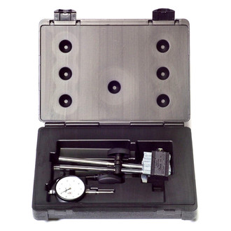 Central Tools® 6409 - 0 to 30 mm Metric Dial Long Range Indicator Set with Stay-Firm Base